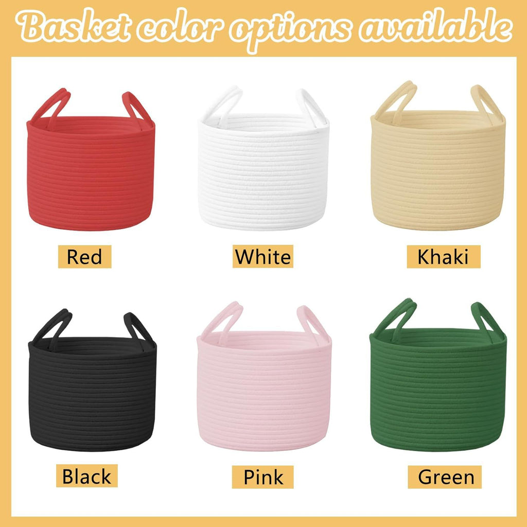 Handmade Cotton Rope Baby Toy Organizer