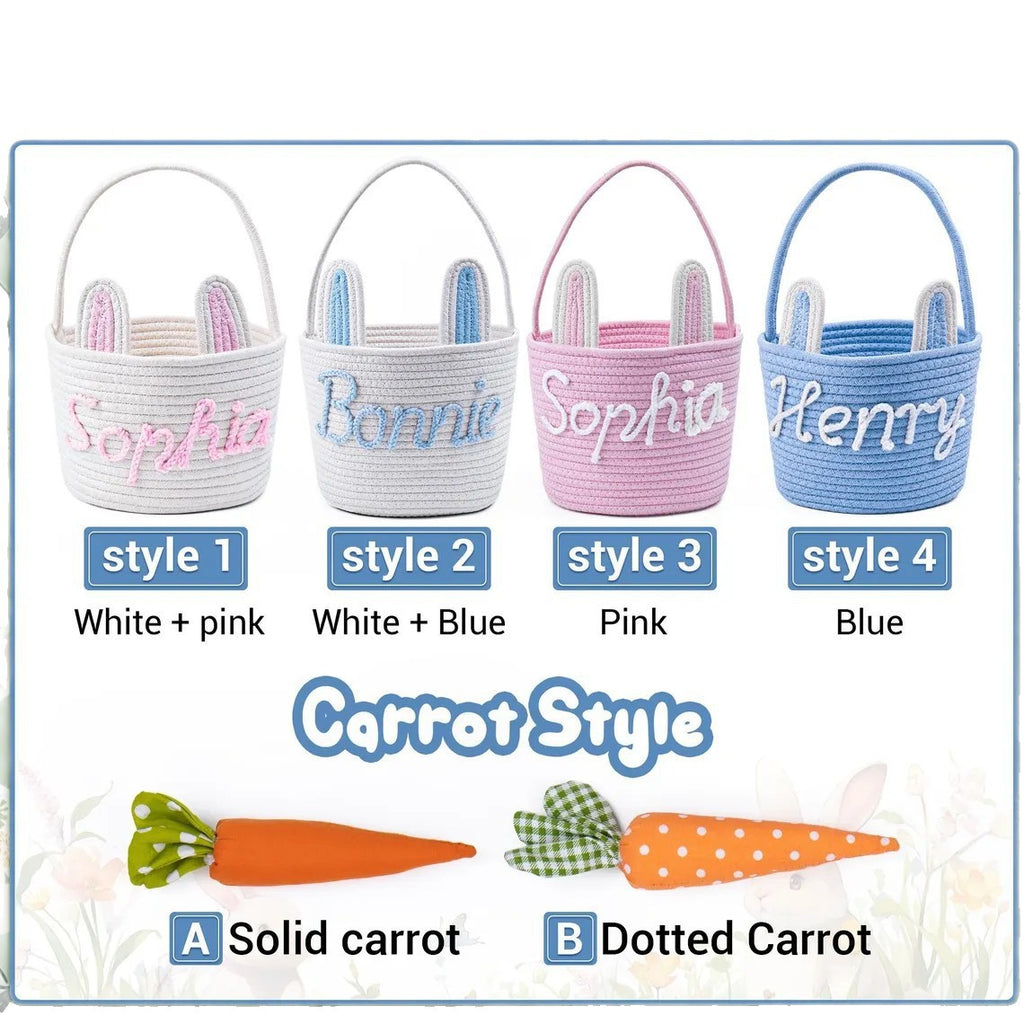 Personalized Easter baskets