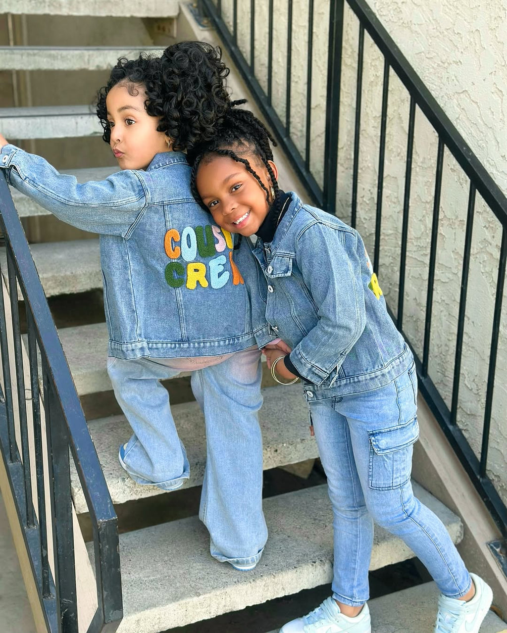 Personalized Cousin Crew Denim Jacket