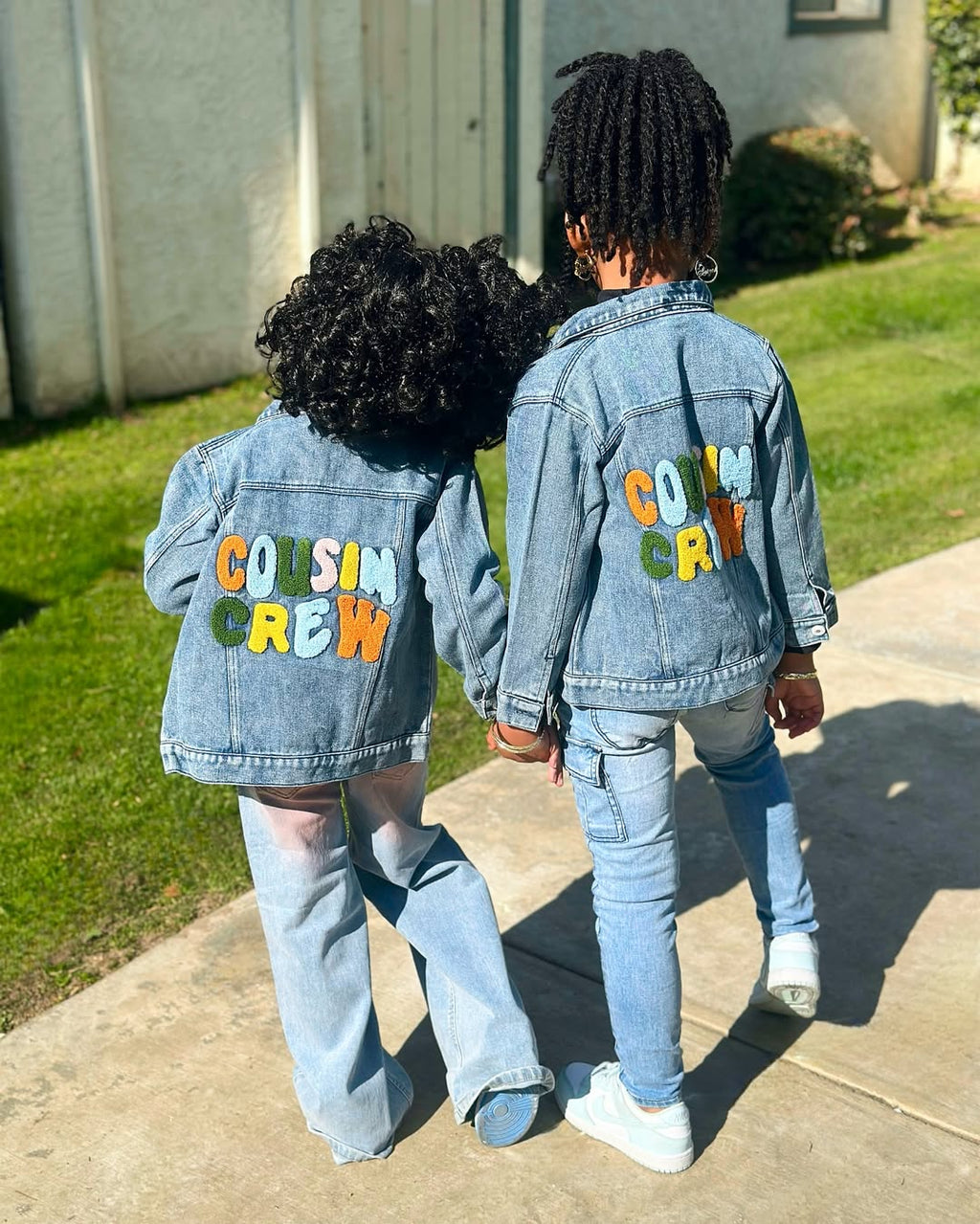 Personalized Cousin Crew Denim Jacket