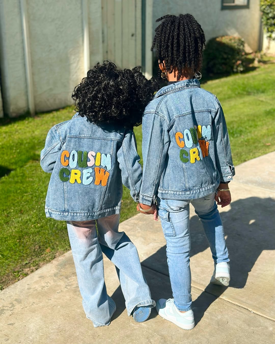 Personalized Cousin Crew Denim Jacket