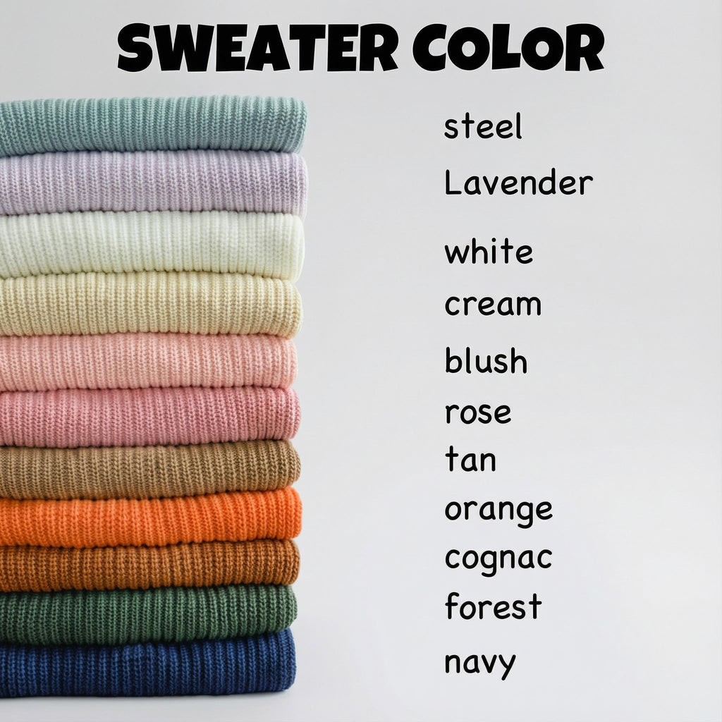 Custom Embroidered Baby Name Sweater