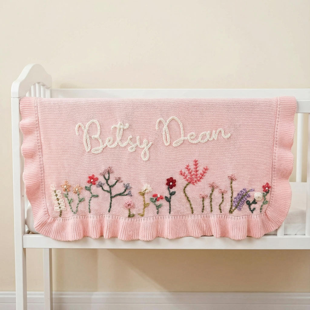 The Embroidered Bloom Blanket