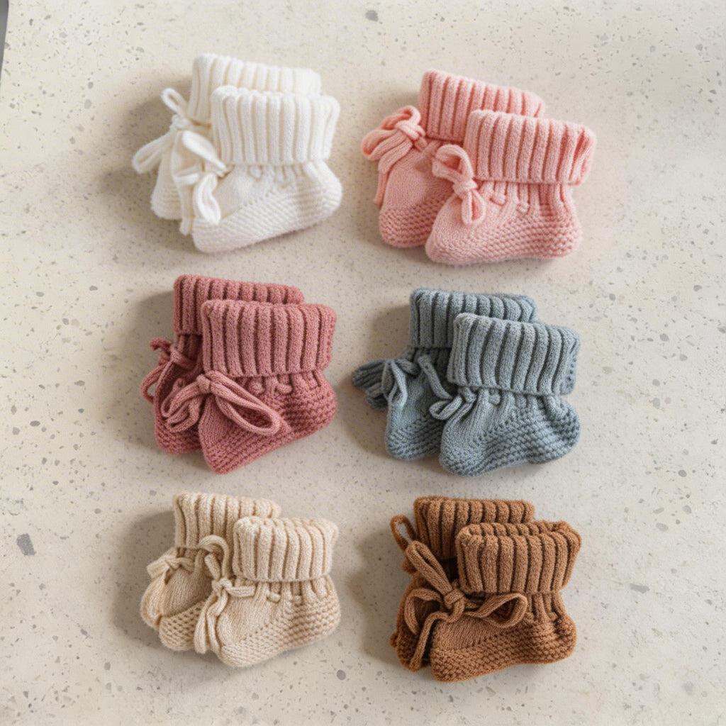 Chunky Knit Booties